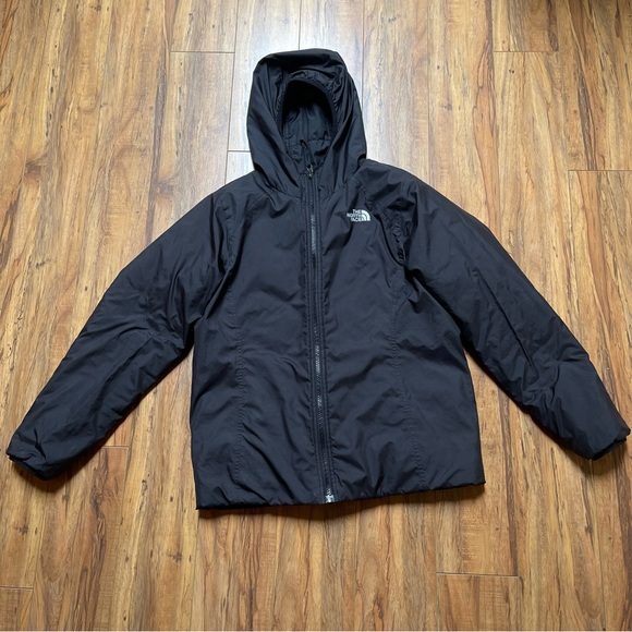 The North Face Perseus Reversible Hooded Fleece Jacket in Black Fits XS-S - Picture 12 of 16